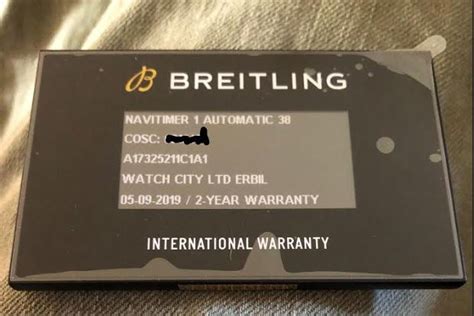 fake breitling warranty card|breitling watch warranty card.